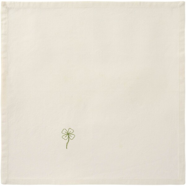 Ib Laursen Látkový obrúsok s výšivkou Flora four-leaf clover