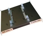 Triton Polica s perforáciou 19" sivá / Polica / 1U / 750 mm / nosnosť 150 kg (RAC-UP-750-H4)