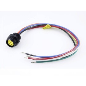 Molex 1300130587 upravený zástrčkový konektor pre senzory - aktory 1/2 zásuvka 1 m Počet pólov: 6 1 ks Piece; 1300130587