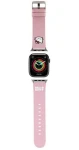 Hello Kitty Silikónový remienok Kitty Head ružová / Remienok / pre Apple Watch 38/40/41 mm (HKAWMPGKHK)