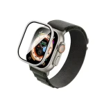 COTECi ochranné sklo s titánovým rámčekom / Ochranné sklo / Apple Watch Ultra 49mm / zafírové sklo / titánový rámček (24011-TI)