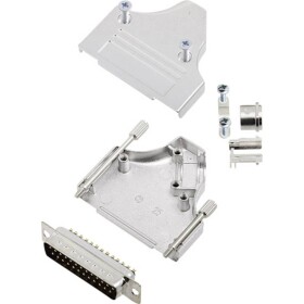 Encitech MHDM35-25-DBP-K 6355-0007-03 sada D-SUB kolíkové lišty 180 ° Pólov: 25 spájkovaný 1 sada; 6355-0007-03