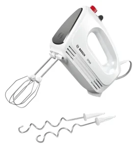 BOSCH MFQ22100 CleverMixx biela/tmavo šedá / Ručný mixér / 375 W / 4 rýchlosti (MFQ22100)