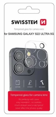 Swissten Ochranné sklo šošoviek fotoaparátu pre Samsung Galaxy S22 Ultra (94500203)