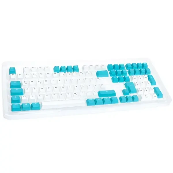 Ducky Keycap Set / PBT / ISO / bielo-modrá / 109 kláves / DE (DKSA109-DEPDBWZOT)