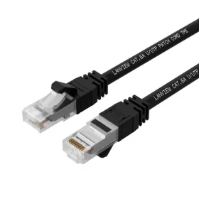 Lanview Cat6a S/FTP HIGH-FLEX čierna / Sieťový kábel / RJ-45 / 0,5 m / PoE+ (LV-SFTP6A005B)