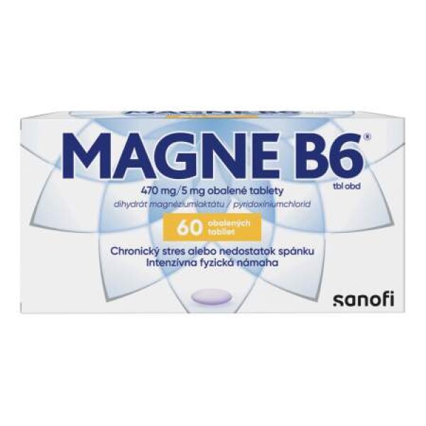 Magne-B6 tbl.obd.60 x 470 mg/5 mg