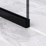 HOPA - Walk-in sprchovací kút LAGOS NEW - Farba rámu - Čierna, Rozmer A - 80 cm BCLAGO80MBCN