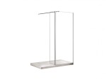 BESCO - Walk-in sprchovací kút AVEO - FARBA rámu - Chróm / Leštený hliník (ALU), Pevná stena - 50 cm, Rozmer A - 140 cm, Rozmer C - 195 cm, Výplň - Číre bezpečnostné sklo - 8 mm BCAVEO140+BCAVEO50