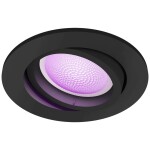 Philips Hue Centura čierna / 5.7W / inteligentné svietidlo / GU10 / 350 lm / 2000-6500 k / RGB / IP20 (929003045401)