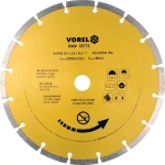 Vorel Kotúč diamantový rezný segmentový 230x22,2 mm / Rezný kotúč / Suché rezanie / Max. 6500 ot./min (TO-08715)