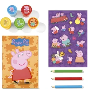 Sada pečiatok Prasiatko Peppa s doplnkami