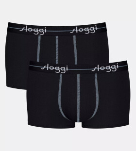 Pánske boxerky Start Hipster C2P box - BLACK - black 0004 - SLOGGI BLACK 6