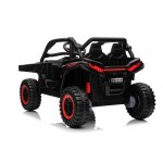 Mamido Mamido Elektrické autíčko Buggy UTV KCK 4x4 čierne 24V | 800W | 50 kg | EVA | LED | 2,4 Ghz | ECO koža