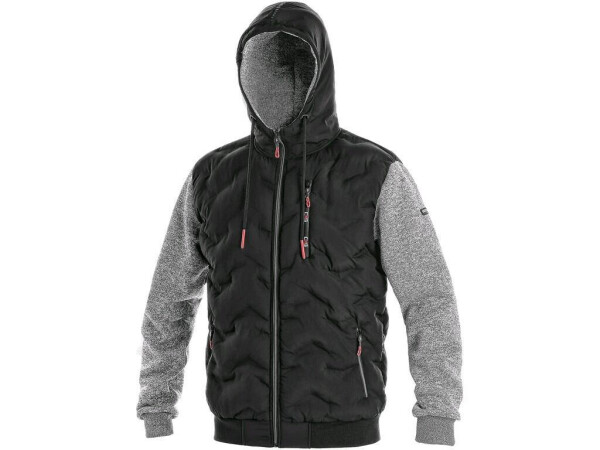 CXS FLINT Pánska bunda čierno / šedá L 129013181094