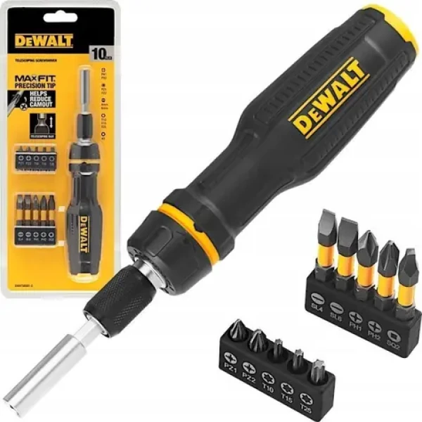 DeWalt / Teleskopický držiak bitov / 10 ks (DWHT68001-0)