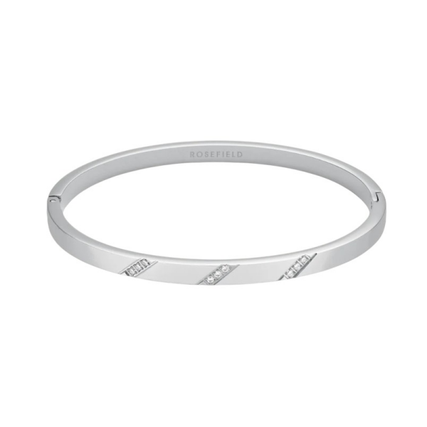 Rosefield Elegantný pevný náramok s kryštálmi JBLCS-J1044