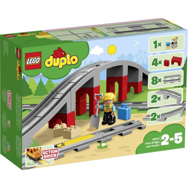 LEGO® DUPLO® 10872 Doplnky k vláčiku – most a koľaje