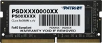 Patriot Signature 16GB (1x16GB) 2666MHz / SO-DIMM / DDR4 / CL19 / Unbuffered / Non-ECC / 1.2V (PSD416G266681S)