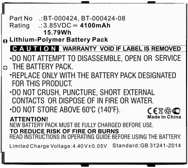 CoreParts Battery 15.79Wh Li-Polymer
