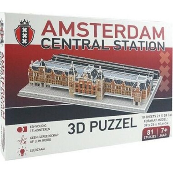 Nanostad: 3D Puzzle Amserdam Central Station