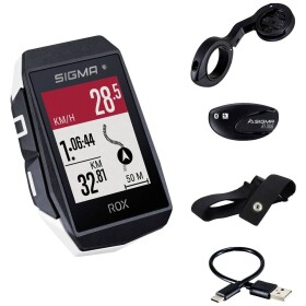 Sigma ROX 11.1 EVO HR Set navigácia na bicykel kolo GPS, GLONASS, chránené proti striekajúcej vode; 01033