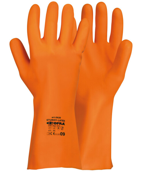 Rukavice Cofra Sturdy-Latex* Veľkosť rukavíc: 9, 1 ks