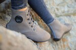 Leguano Chester šedé zimné barefoot topánky 45 EUR