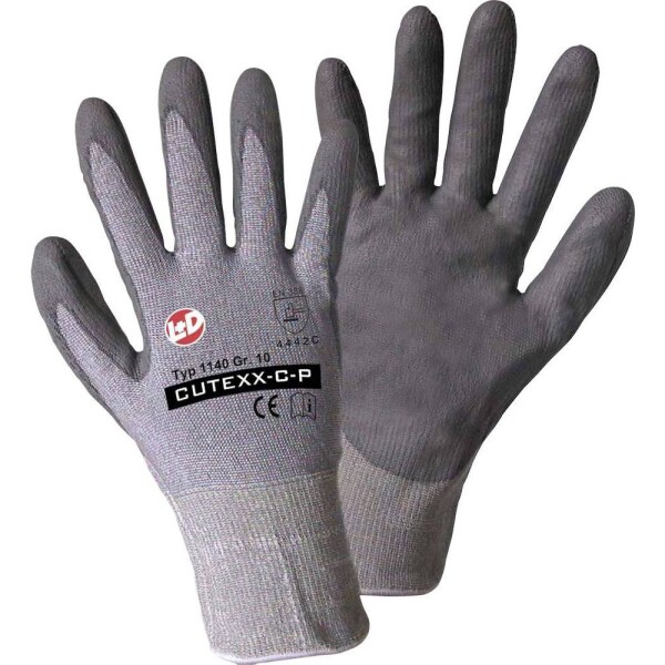 L+D CUTEXX-C-P 1140-10 nylon rukavice odolné proti prerezaniu Veľkosť rukavíc: 10, XL CAT II 1 pár; 1140-10