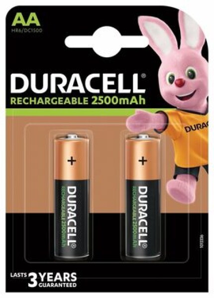 DURACELL - Nabíjací AA 2500mAh 2 ks (42401)