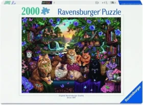 Ravensburger Puzzle Mačacia chatka