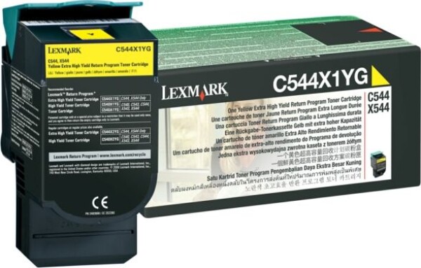 Lexmark 0C544X1YG Yellow Originál (C544X1YG)