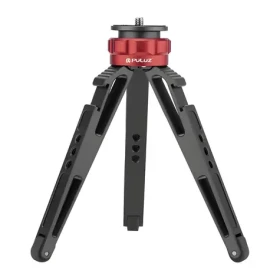 Puluz PU3070GT čierna / Stolný statív / výška 7,5-14,5 cm / hliníková zliatina / cold shoe (PU3070GT)