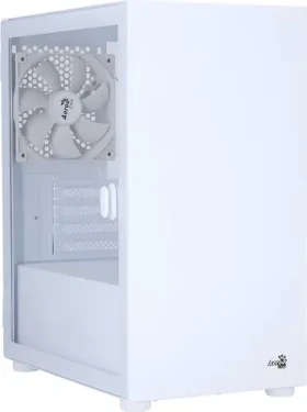 AeroCool CS-111-G-WT-v1 biela / PC skriňa / Mini Tower / Micro-ATX / Mini-ITX / tvrdené sklo / bez zdroja (ACCS-PC19013.21)