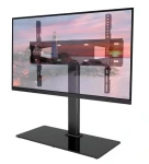 Techly Podlahový stojan TV čierna / Podlahový stojan pre TV / 32-65” / VESA / nosnosť 45 kg / nastaviteľný (363753)