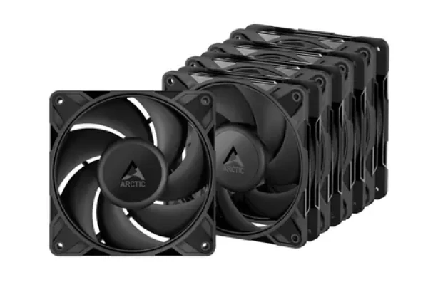 ARCTIC P12 Pro (5ks) čierna / 120mm / PWM PST / 600 - 3000 RPM / 77 CFM / 4-pin (ACFAN00307A)