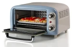 Ariete 3919BL Vintage svetlo modrá / Elektrická rúra / 800 W / 10 l / až 230 ° C / 60 min časovač / gril + plech (00C391905AR0)