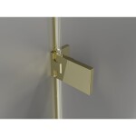 MEXEN/S - Lunar-F L sprchový kút skladacie dvere pravá 95 x 80, transparent, zlato 836L-095-080-50-00-P