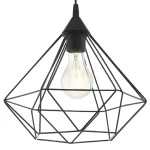 Eglo Tarbes čierna / Závesné svietidlo / 32,5 cm (94188)