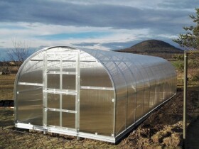 Oblúkový polykarbonátový skleník Gardentec Classic (4 × 3 m)