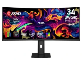 34.18" MSI MAG 341CQP X28 čierna / Monitor / UWQHD / QD-OLED / 21:9 / 280 Hz / 0,03 ms / HDMI+DP+USB-C (MAG 341CQP QD-OLED X28)