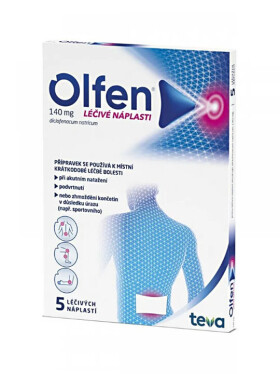 Olfen 140 g liečivá náplasť 5 kusov