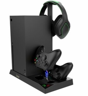 IPega XBX013 Multifunkčný Nabíjací stojan pre Xbox Series X čierna (57983106264)