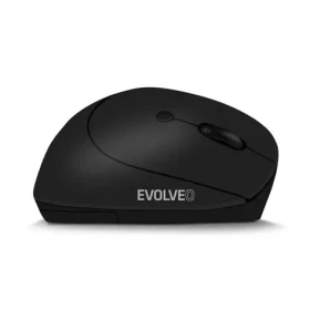 Evolveo LadyErgo čierna / Ergonomická bezdrôtová myš / tichá / 2400 DPI / 2.4GHz / USB-A (LADYERGO)