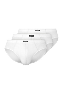 Pánske slipy 1446 Basic 3 pack white - HENDERSON Bílá M