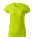 Základné tričko Free T-shirt dámske limetkové XL