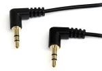 StarTech Audio kábel lomený čierna / Audio kábel / Jack 3,5 mm (M) - Jack 3,5 mm (M) / 1,8 m (MU6MMS2RA)