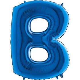 Nafukovací balónik písmeno B modré 102 cm - Grabo