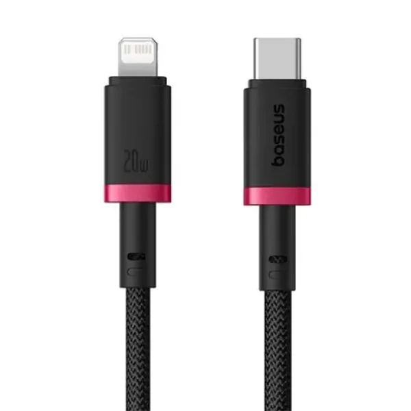 Baseus Dura (P10377800U01-01) Rýchlonabíjací kábel USB-C/Lightning 20W 1m čierno-šedá (P10377800U01-01)