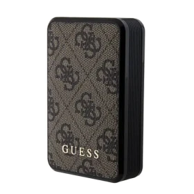 Guess PU 4G Leather Powerbanka 10000mAh hnedá (3666339171407)